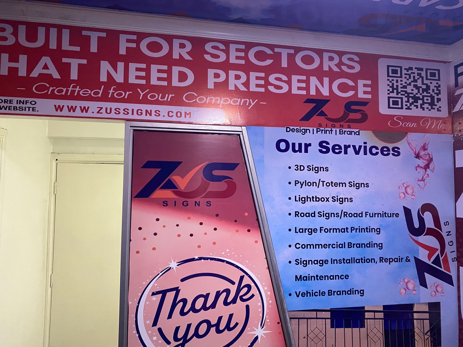 Commercial Branding & Signage Manufacturing in Nairobi, Kenya | Zus Signs