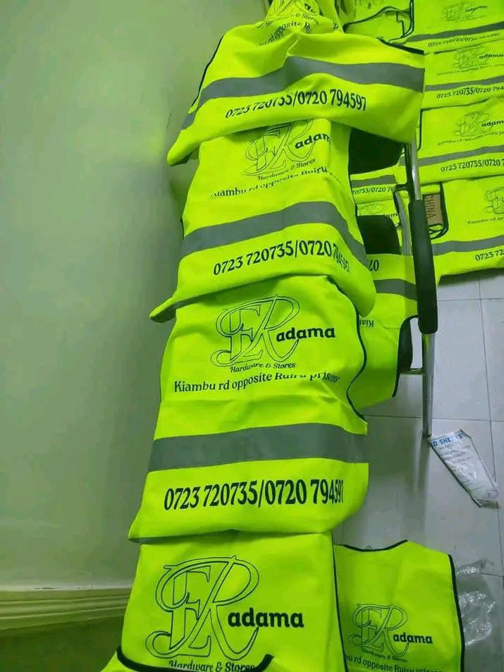 Adama Safety Vest Branding