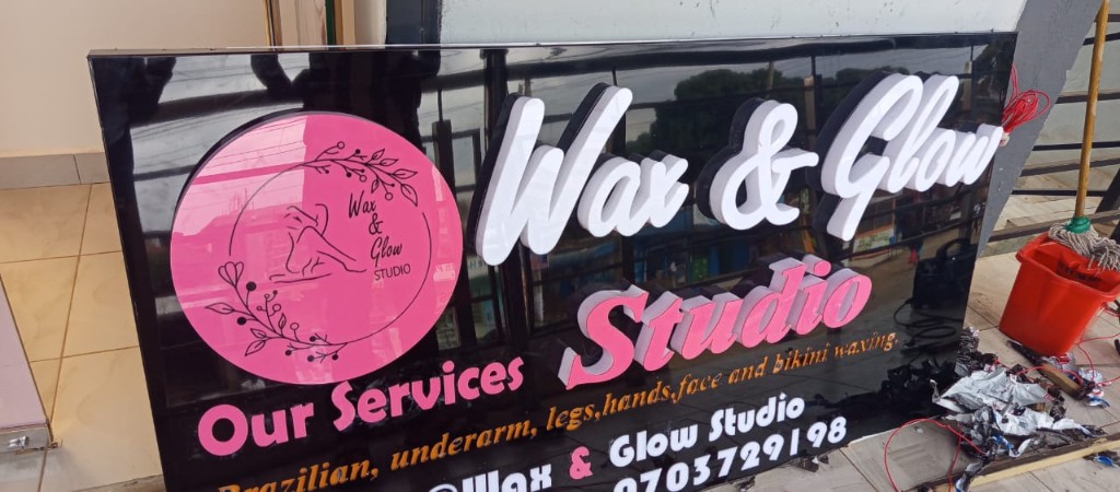 Wax & Glow Studio Fascia